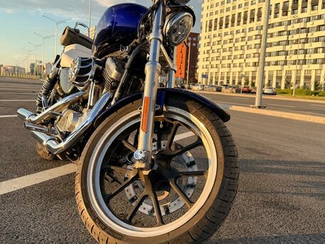 2015 Harley-Davidson Sportster 883, синий, 500000 рублей, вид 2