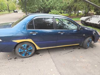 2007 Mitsubishi Lancer IX Рестайлинг, синий, 310000 рублей, вид 2