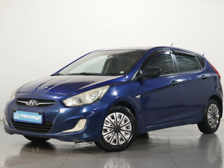 2012 Hyundai Solaris I, синий, 799000 рублей, вид 3