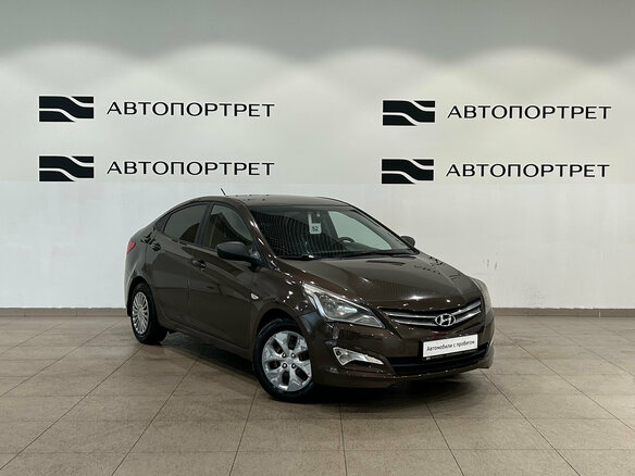 2016 Hyundai Solaris I Рестайлинг, коричневый - вид 6