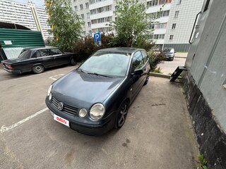 2002 Volkswagen Polo IV, синий, 160000 рублей, вид 3