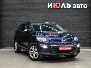2010 Mazda CX-7 I Рестайлинг, синий, 990000 рублей, вид 3