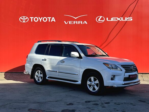 2013 Lexus LX 570 III Рестайлинг, белый, 3270000 рублей - вид 6