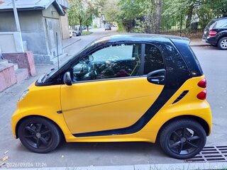 2013 Smart Fortwo II, жёлтый, 750000 рублей, вид 4