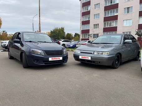 2012 Lada (ВАЗ) Granta I, синий, 210000 рублей, вид 4