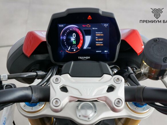 2024 Triumph Speed Triple, красный, 1727000 рублей - вид 11