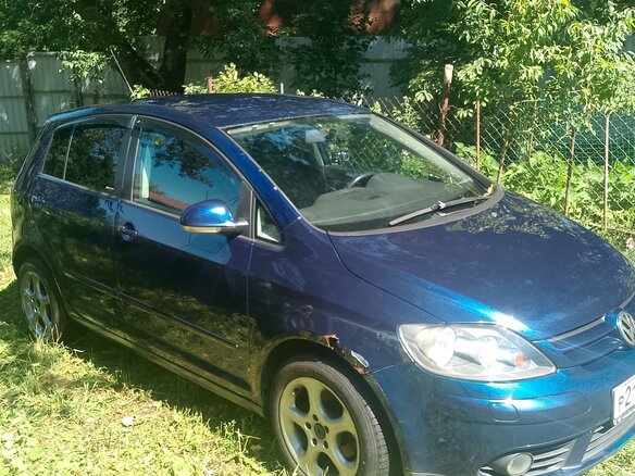 2008 Volkswagen Golf Plus I, синий, 500000 рублей - вид 8