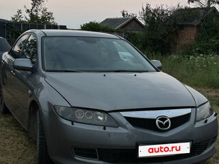 2006 Mazda 6 I (GG) Рестайлинг, серый, 385000 рублей, вид 1