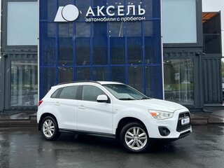 2012 Mitsubishi ASX I Рестайлинг, белый, 977000 рублей, вид 3