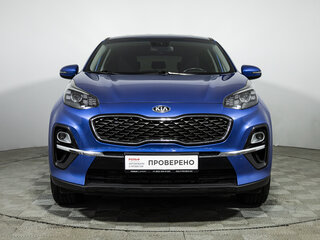 2020 Kia Sportage IV Рестайлинг, синий, 1749700 рублей, вид 2