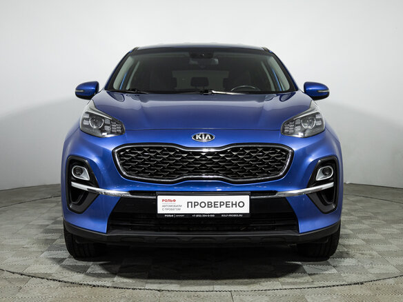 2020 Kia Sportage IV Рестайлинг, синий, 1749700 рублей - вид 1