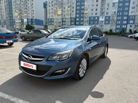 2013 Opel Astra J Рестайлинг, синий, 895000 рублей, вид 1