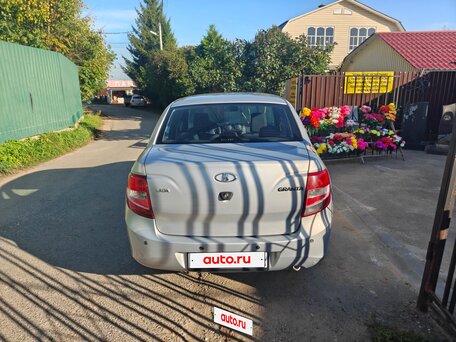 2016 Lada (ВАЗ) Granta I, серебристый, 400000 рублей, вид 3