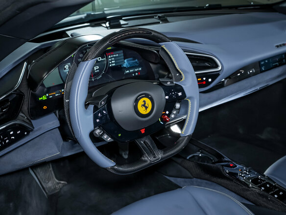 2025 Ferrari 296 GTS, серый - вид 24