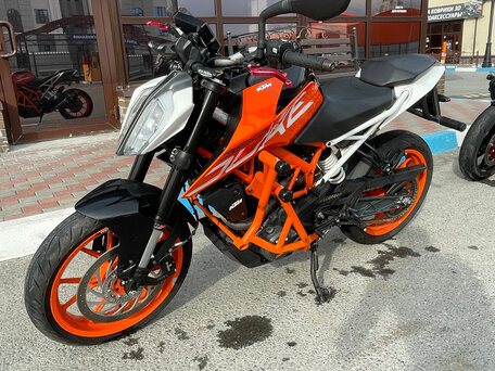 2017 KTM 390 Duke, оранжевый, 350000 рублей, вид 4