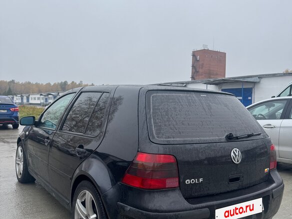 2001 Volkswagen Golf IV, чёрный, 215000 рублей - вид 7