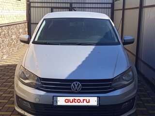 2016 Volkswagen Polo V Рестайлинг, серебристый, 1200000 рублей, вид 1