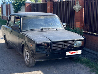 2003 Lada (ВАЗ) 2107, чёрный, 55000 рублей, вид 1