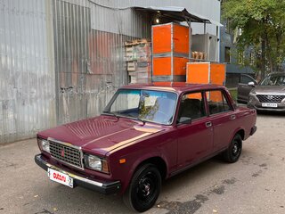 2003 Lada (ВАЗ) 2107, пурпурный, 255000 рублей, вид 2