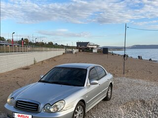 2004 Hyundai Sonata ТагАЗ IV (EF) Рестайлинг, серебристый, 450000 рублей, вид 4