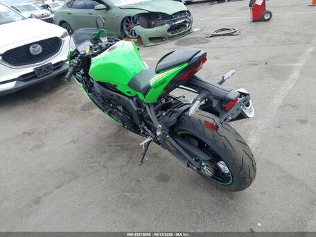 2025 Kawasaki ZX-6R Ninja, зелёный, 886498 рублей, вид 3
