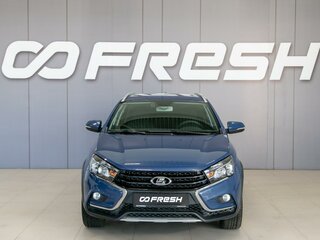 2018 Lada (ВАЗ) Vesta SW I, синий, 920000 рублей, вид 2