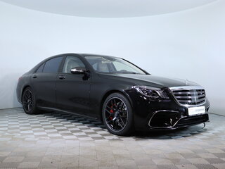 2017 Mercedes-Benz S-Класс AMG 63 AMG Long III (W222, C217) Рестайлинг, чёрный, 5979447 рублей, вид 3