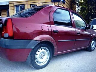 2008 Renault Logan I, красный, 280000 рублей, вид 2
