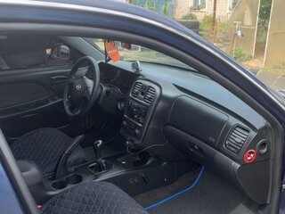 2007 Hyundai Sonata ТагАЗ IV (EF) Рестайлинг, синий, 295000 рублей, вид 5