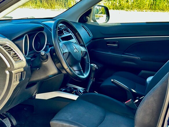 2012 Mitsubishi ASX I, синий, 610000 рублей - вид 9