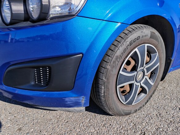 2013 Chevrolet Aveo II, синий, 750000 рублей - вид 9