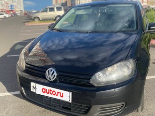 2012 Volkswagen Golf VI, чёрный, 590000 рублей, вид 2