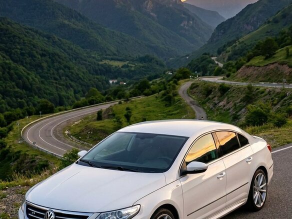 2011 Volkswagen Passat CC I, белый, 1350000 рублей