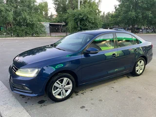 2016 Volkswagen Jetta VI Рестайлинг, синий, 1399000 рублей, вид 5