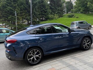 2021 BMW X6 30d III (G06), синий, 8950000 рублей, вид 4