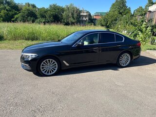 2018 BMW 5 серии 520d VII (G30/G31/G38), чёрный, 2165000 рублей, вид 4