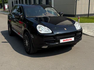2004 Porsche Cayenne I (955), чёрный, 1200000 рублей, вид 1