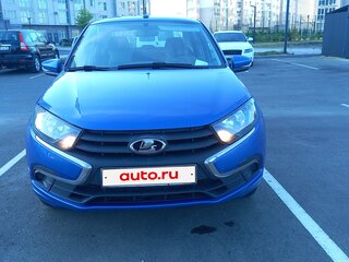 2020 Lada (ВАЗ) Granta I Рестайлинг, синий, 660000 рублей, вид 2