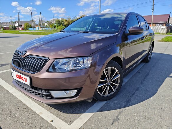 2016 Skoda Octavia III (A7), коричневый, 1385000 рублей - вид 10
