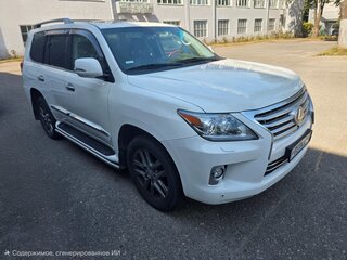 2012 Lexus LX 570 III Рестайлинг, белый, 3650000 рублей, вид 4