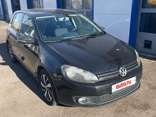 2010 Volkswagen Golf VI, чёрный, 690000 рублей, вид 2