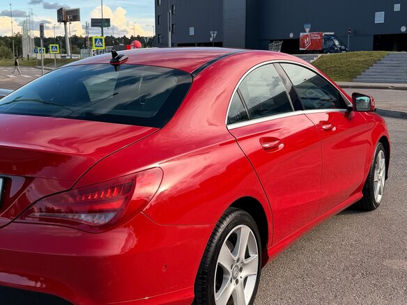2014 Mercedes-Benz CLA 200 I (C117, X117), красный, 1500000 рублей - вид 8