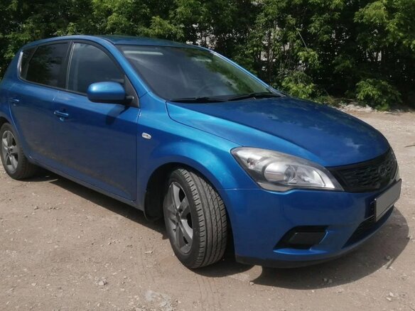 2011 Kia Ceed I Рестайлинг, синий, 600000 рублей - вид 1
