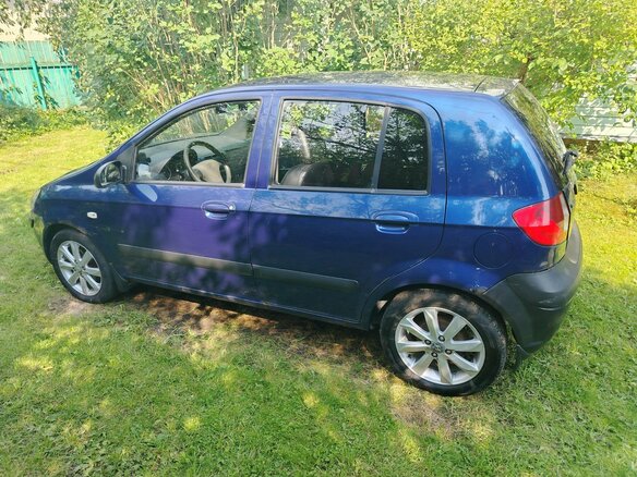2008 Hyundai Getz I Рестайлинг, синий, 400000 рублей - вид 3