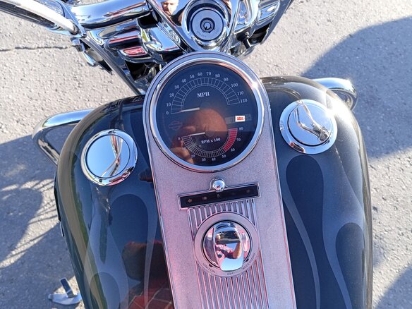 2004 Harley-Davidson Road King, чёрный, 700000 рублей - вид 13