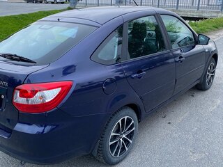 2015 Lada (ВАЗ) Granta I, синий, 590000 рублей, вид 3