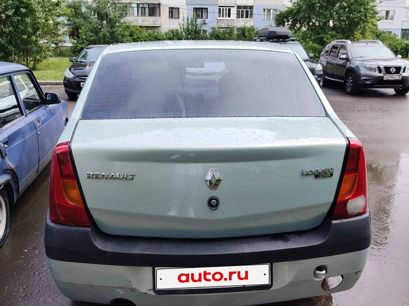 2007 Renault Logan I, зелёный - вид 3