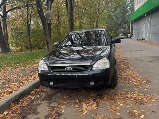 2012 Lada (ВАЗ) Priora I, чёрный, 350000 рублей, вид 2