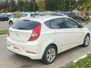 2016 Hyundai Solaris I Рестайлинг, белый, 845000 рублей, вид 5