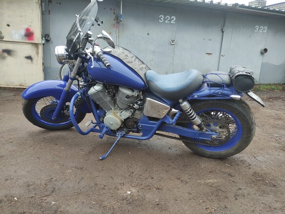 1997 Honda NV 750, синий, 270000 рублей